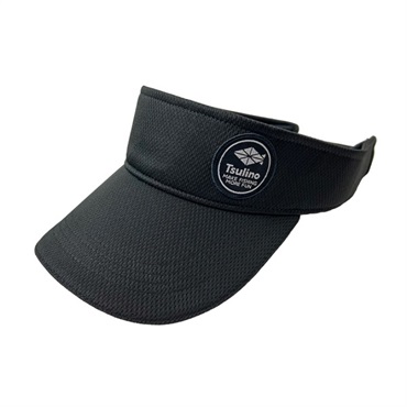 サンバイザー 【暑さ対策/日焼け対策】(ブラック)